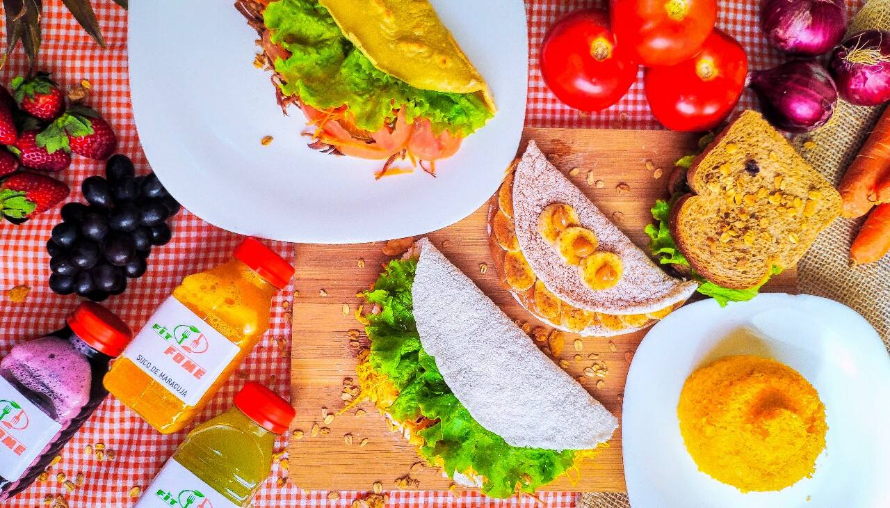 Fit Fome (tapioca, Cuscuz e Sanduíche)