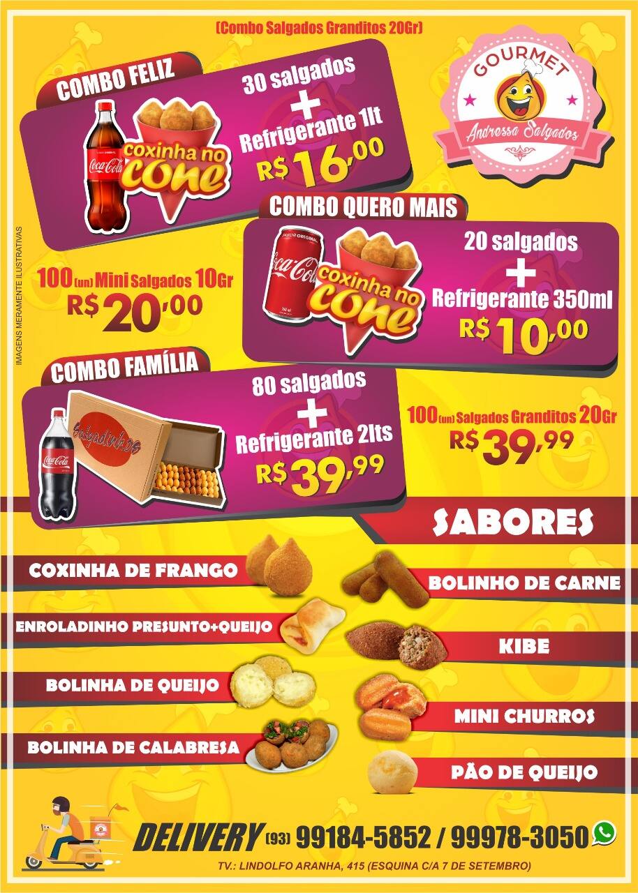 Gourmet Andressa Salgados