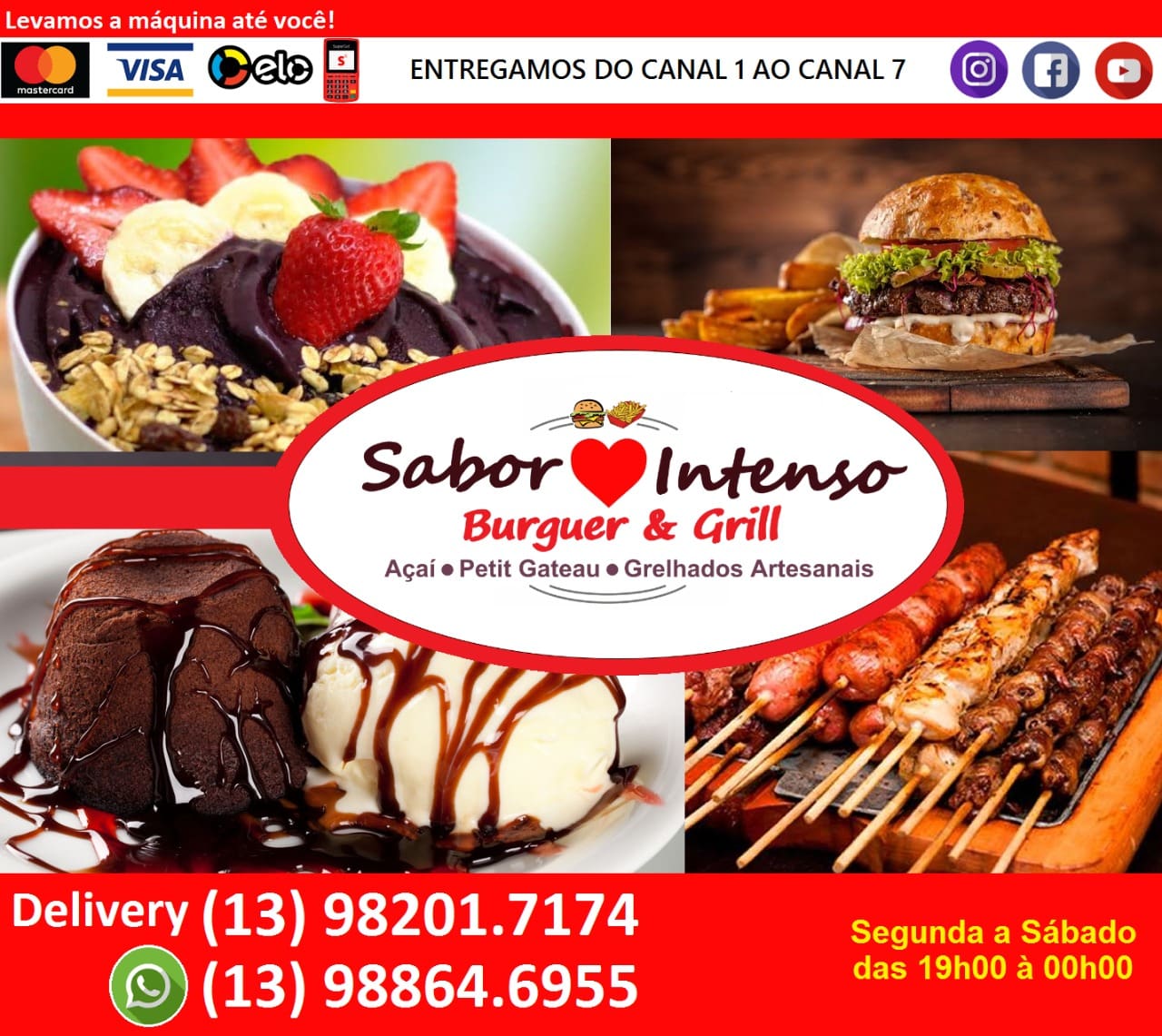 Sabor Intenso Burger P/ R$9,90 Artesanal