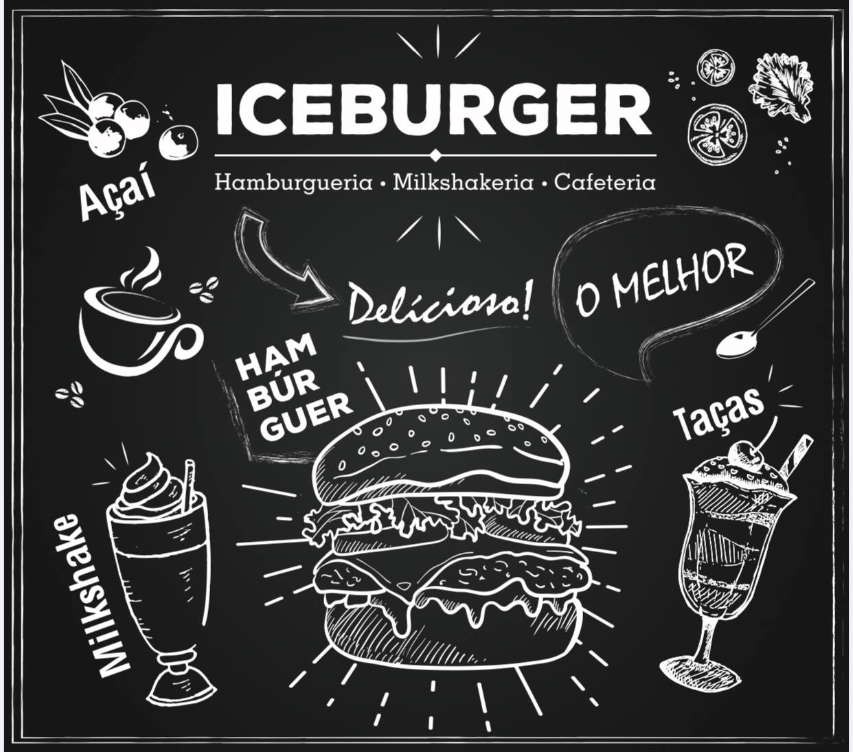 Iceburgers Milkshakeria e Hamburgueria