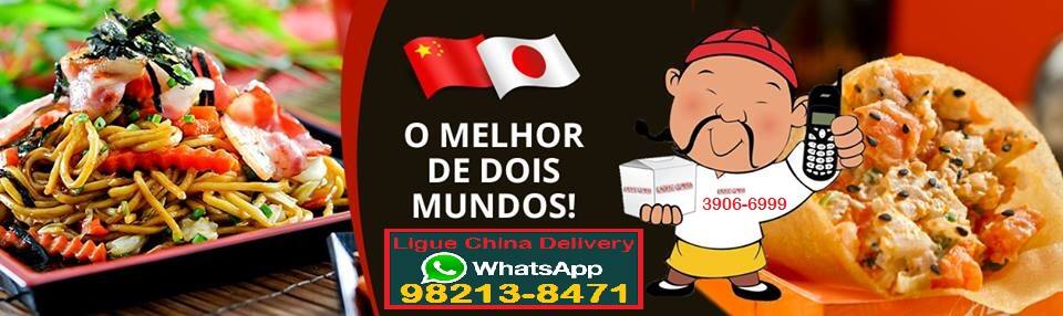 Ligue China Comida Japonesa e Chinesa
