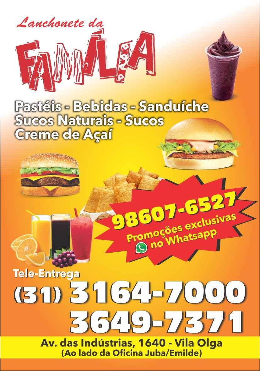 Lanchonete e Açaí da Família