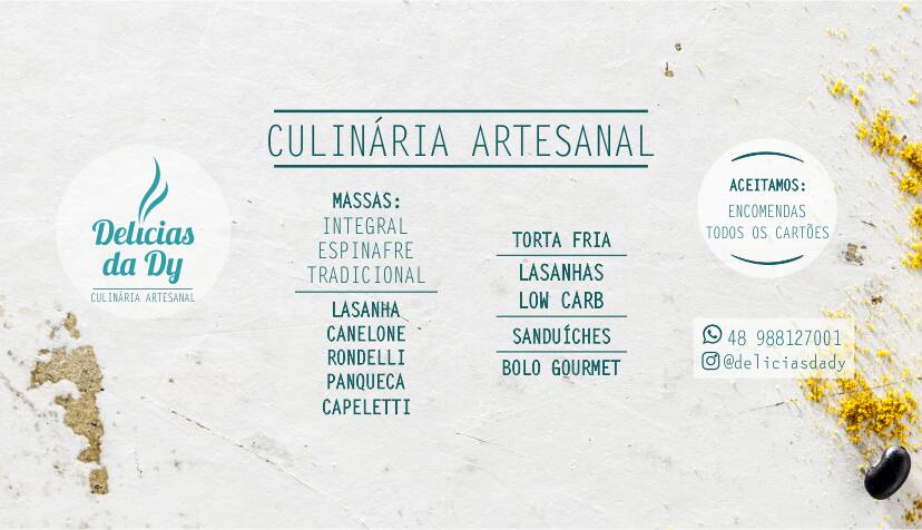 Delicias da Dy Culinaria Artesanal