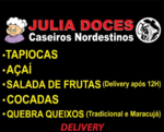 Logotipo Tapiocas & Açaí da Julia Doces