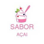 Logotipo Açai Puro Sabor Salgados