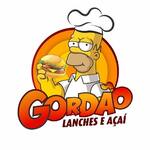 Logotipo Gordao Lanches e Açaí