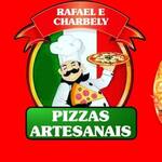 Logotipo Rafael e Charbely Pizzas Artesanais