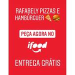 Logotipo Rafabely Pizzas e Hambúrguer