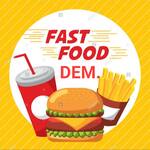 Logotipo Fast Food Dem