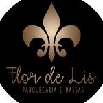 Logotipo Flor de Lis Panquecaria e Massas