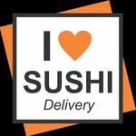 Logotipo I Love Sushi Delivery Ubatuba