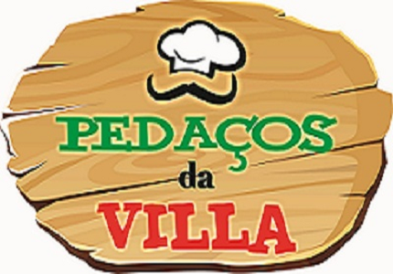 Logotipo Pizzaria Pedaços da Villa