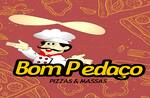 Logotipo Pizzaria Bom Pedaço