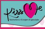 Logotipo Kissme Sorvetes e Sobremesas Especiais