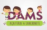 Logotipo Dams Açaiteria e Lanchonete