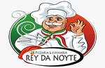 Logotipo Pizzaria & Esfiharia Rei da Noite