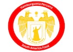 Logotipo Lá Rica Vicky Hamburgueria Peruana