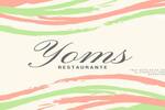 Logotipo Yoms Restaurante
