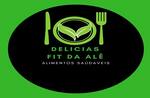 Logotipo Delicias Fit da Ale