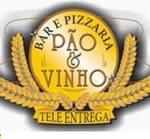 Logotipo Pizzaria Pao & Vinho