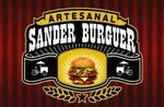 Logotipo Sander Burguer Artesanal na Brasa