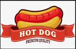 Logotipo Hot Dog Premium Quality
