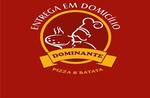 Logotipo Dominante Pizza e Batatas