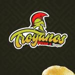 Logotipo Troyanos Pizza&Burger