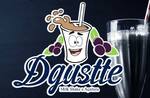 Logotipo Dgustte Milk Shake e Açaiteria
