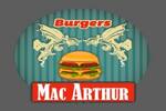 Logotipo MAC ARTHUR Hamburguesas