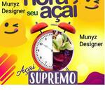Logotipo Açaí supremo sabor de quem sabe escolher