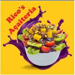 Logotipo Rico's Açaiteria - 😋💜