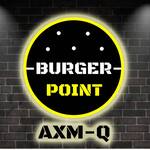 Logotipo Burger Point AXM