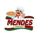 Logotipo Mendes Pizzaria e Hamburgueria
