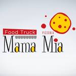Logotipo Food Truck Pizzaria Mama Mia Fixa