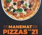 Logotipo Manemat Pizzas La 21