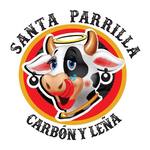 Logotipo Santa Parrilla Carbón y Leña