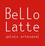 Logotipo Bello Latte - Gelato Artesanal