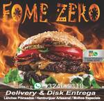 Logotipo Fome Zero Lanches e Porções
