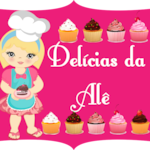 Logotipo Confeitaria & Pensão da Alê.