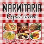 Logotipo Marmitaria e Porçoes Esparrama
