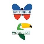 Logotipo Buttermilk & Woodleaf - Crepes, Saladas