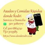 Logotipo Asados Y Comidas Rápidas Dónde Rodri