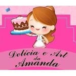 Logotipo Delícia e Art da Amanda