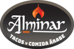 Logotipo Alminar Tacos y Comida Árabe