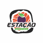 Logotipo Estação Sushi e Açaí