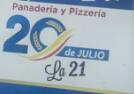 Logotipo Panadería y Pizzería 20 De Julio la 21