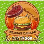 Logotipo Delicias Canaan Fast Food