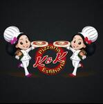 Logotipo Pizzaria K&k