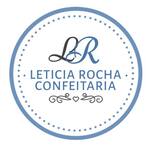 Logotipo Letícia Rocha Confeitaria Gourmet